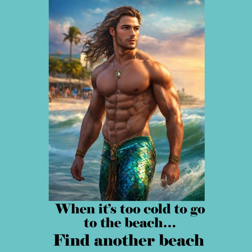Merman Mystery Beach Bag